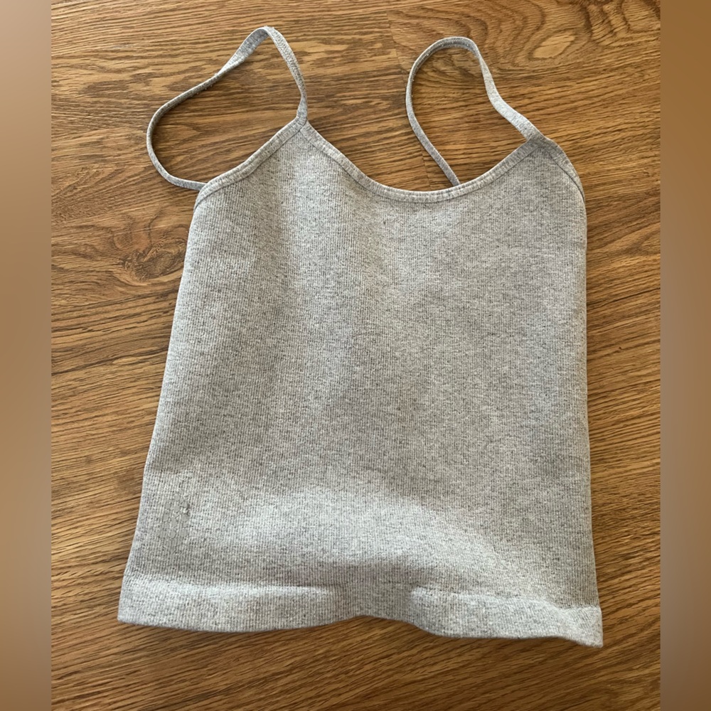 Free People Movement Gray Tank Top
